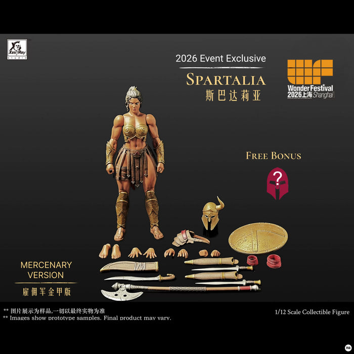 Pre-order 1/12 Xray Spartalia WF26 Action Figure