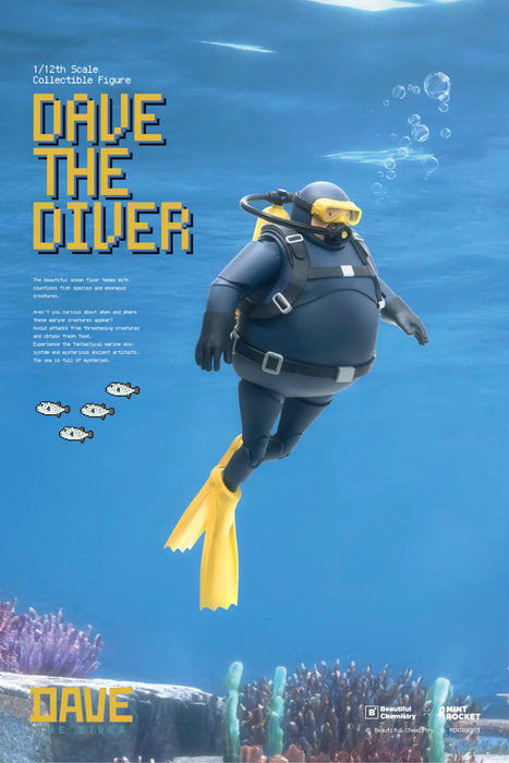 Pre-order 1/12 Underverse BC202526 DAVE THE DIVER Action Figure