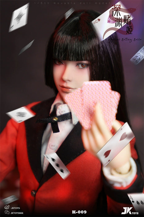 Pre-order 1/6 JKTOYS K-009 Abyssal Betting Belle Yumeko Cosplay Figure