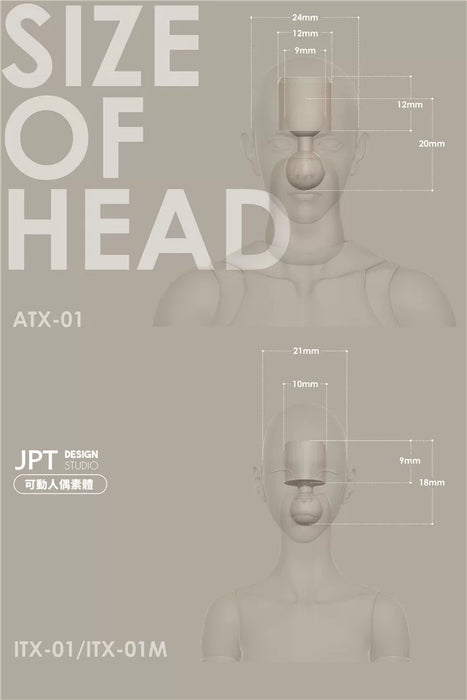 Pre-order 1/6 JPT ATX-01 Male body