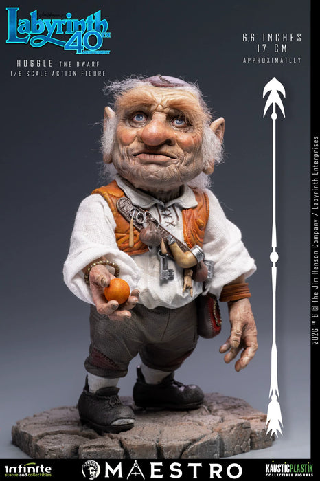 Pre-order 1/6 Infinite Statue 8033300432549 LABYRINTH HOGGLE THE DWARF Action Figure