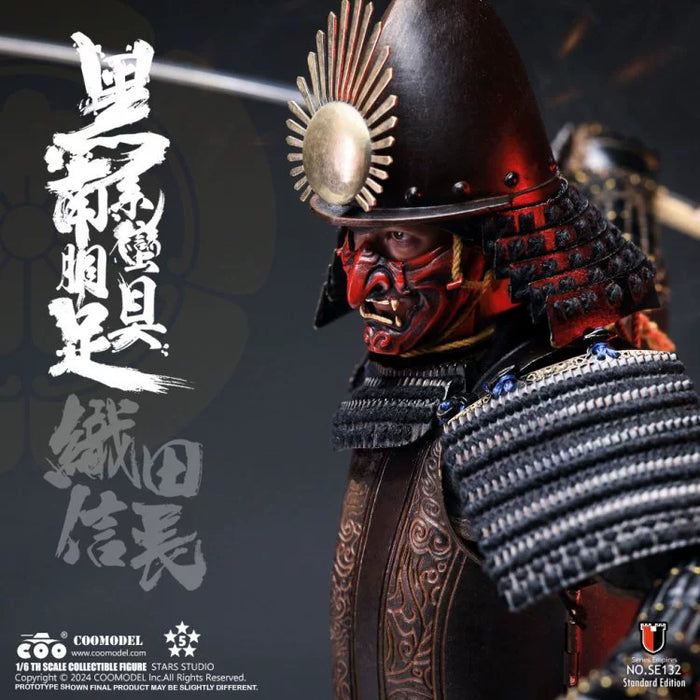 Pre-order 1/6 COOMODEL BLACK EURO-STYLE SAMURAI ARMOR - ODA NOBUNAGA SE132 / SE133