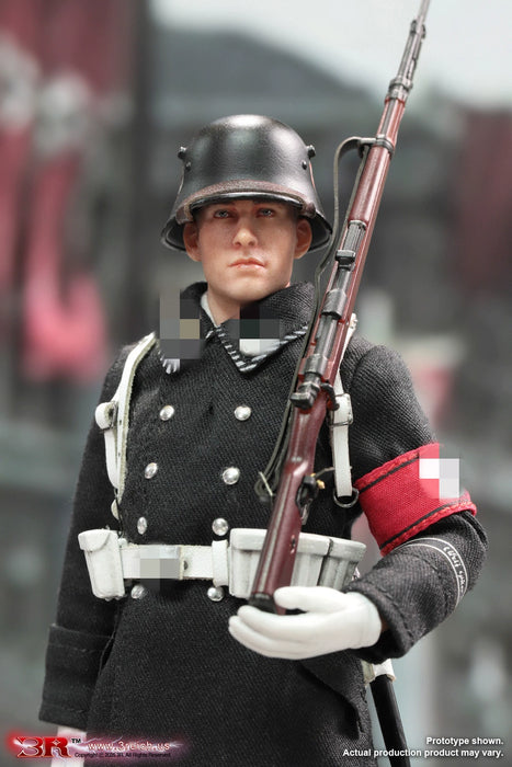 Pre-order 1/12 3R TG80007 Mini Reich Series - WWII German SS Honor Guard Action Figure