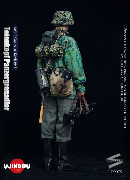 Pre-order 1/6 UJINDOU UD9075 WWII Totenkopf Panzergrenadier MG42 Gunner