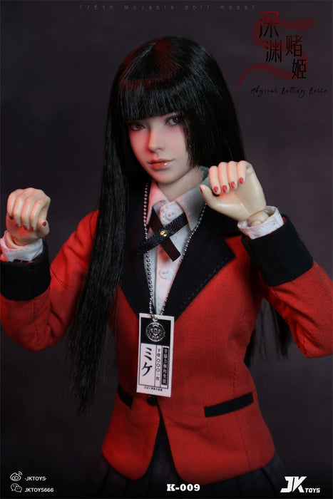 Pre-order 1/6 JKTOYS K-009 Abyssal Betting Belle Yumeko Cosplay Figure