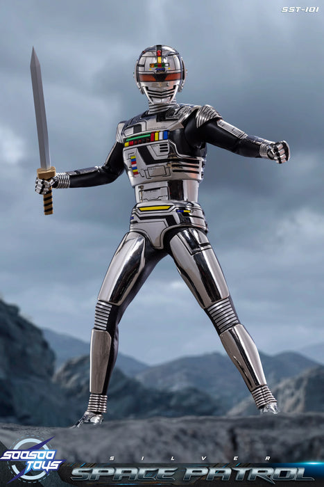 Pre-order 1/6 Soosootoys SST-101 Silver Space Patrol Action Figure