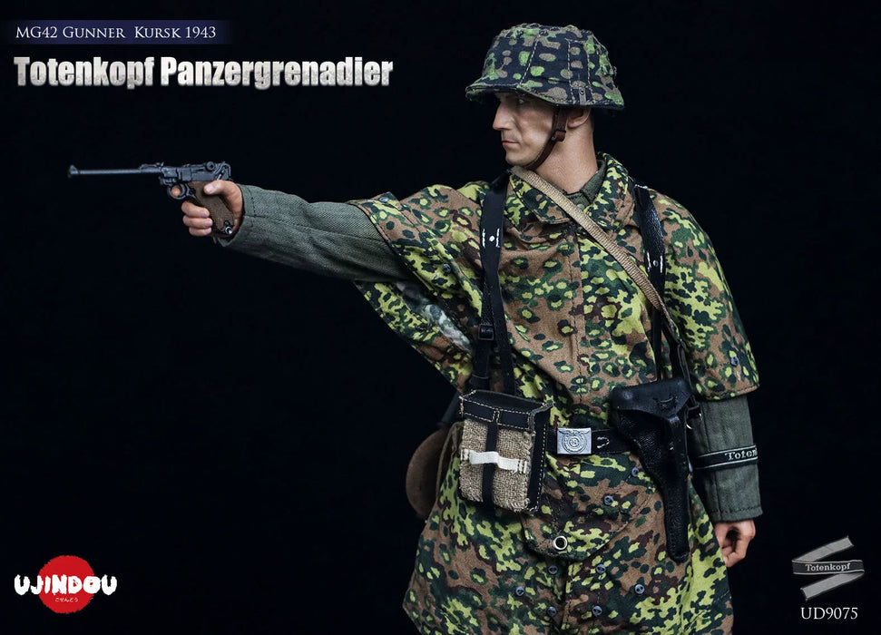 Pre-order 1/6 UJINDOU UD9075 WWII Totenkopf Panzergrenadier MG42 Gunner