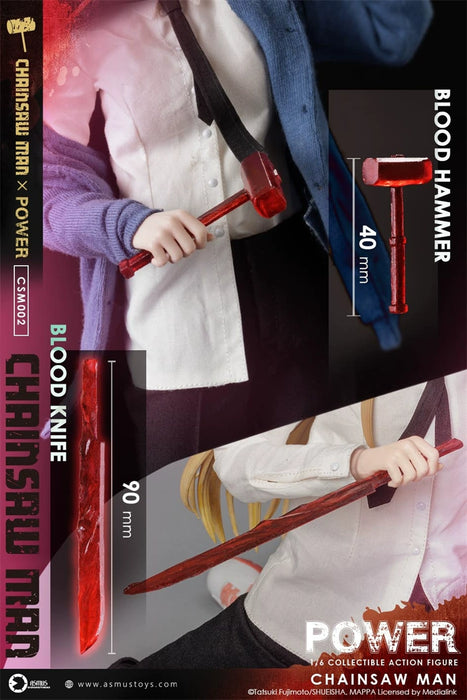Pre-order 1/6 ASMUS TOYS CSM002 Chainsaw Man Power Action Figure