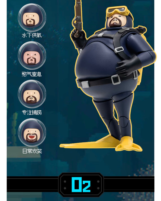 Pre-order 1/12 Underverse BC202526 DAVE THE DIVER Action Figure