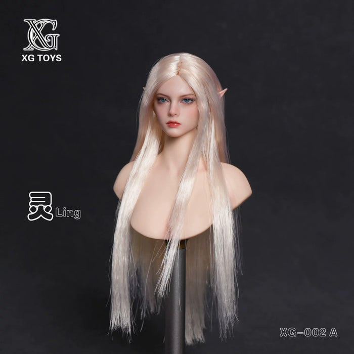 Pre-order 1/6 XG Toys XG-002 Movable Eyes Elf Princess Head Sculpt