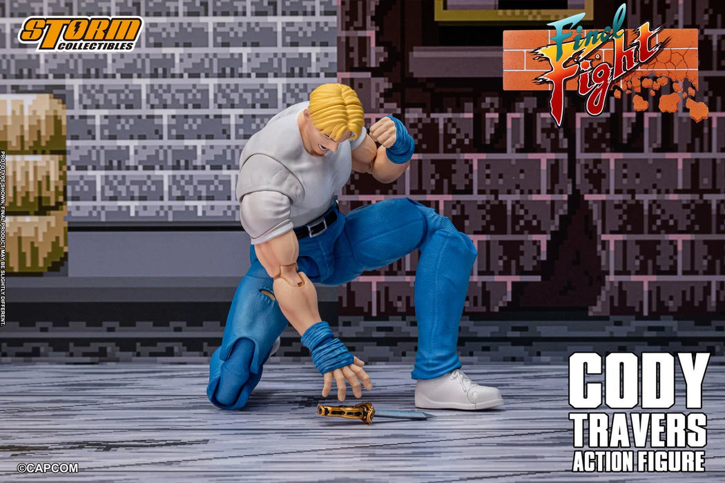 Pre-order 1/12 Storm Collectibles CAFF02 CODY TRAVERS - FINAL FIGHT ACTION FIGURE