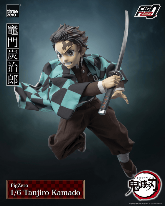Pre-order 1/6 ThreeZero 3Z0667 Tanjiro Kamado Action Figure (Re-issue)