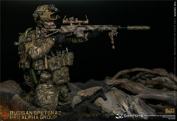 Pre-order 1/6 DAMTOYS 78100 RUSSIAN SPETSNAZ FSB ALPHA GROUP SNIPER