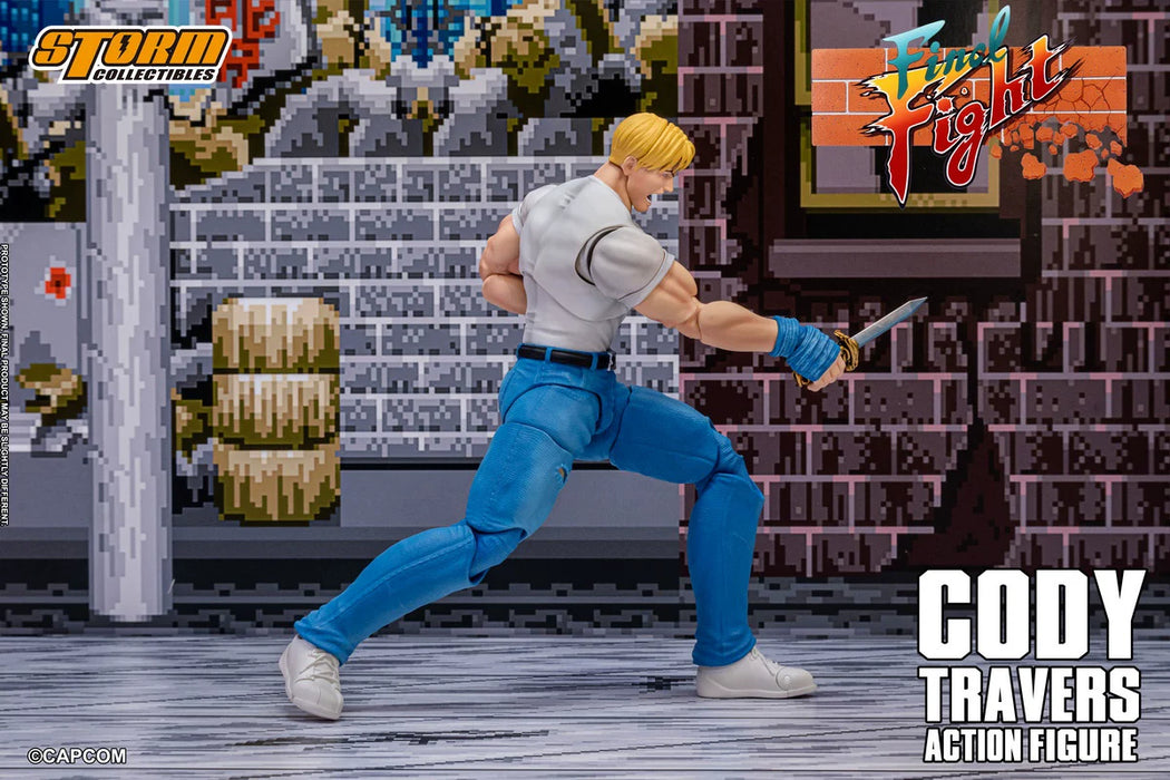 Pre-order 1/12 Storm Collectibles CAFF02 CODY TRAVERS - FINAL FIGHT ACTION FIGURE