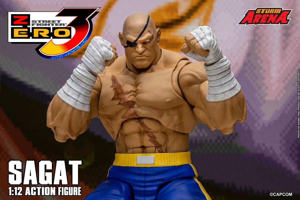 Pre-order 1/12 Storm Collectibles SFSA03 SAGAT - Street Fighter ZERO 3 "STORM ARENA"