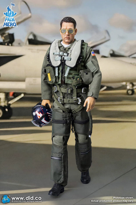 Pre-order 1/12 DID XM80031 F/A-18E Pilot - Captain Mitchell Action Figure