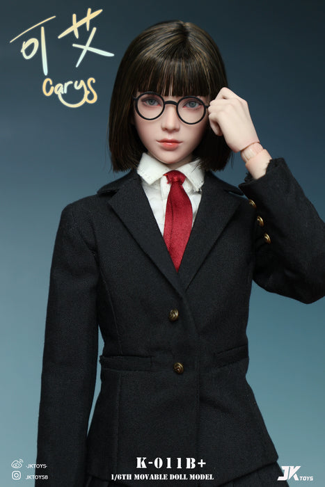 Pre-order 1/6 JKTOYS K-011 Carys Female Head Sculpt w/ Adjustable Eyes