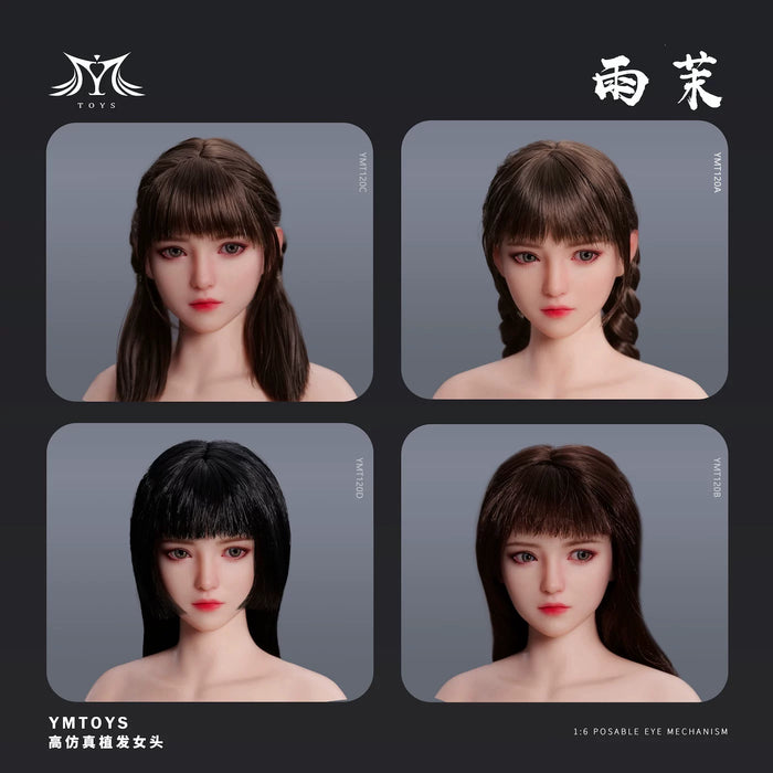 Pre-order 1/6 YMTOYS YMT120 Yumo (A/B/C/D) Head Sculpt