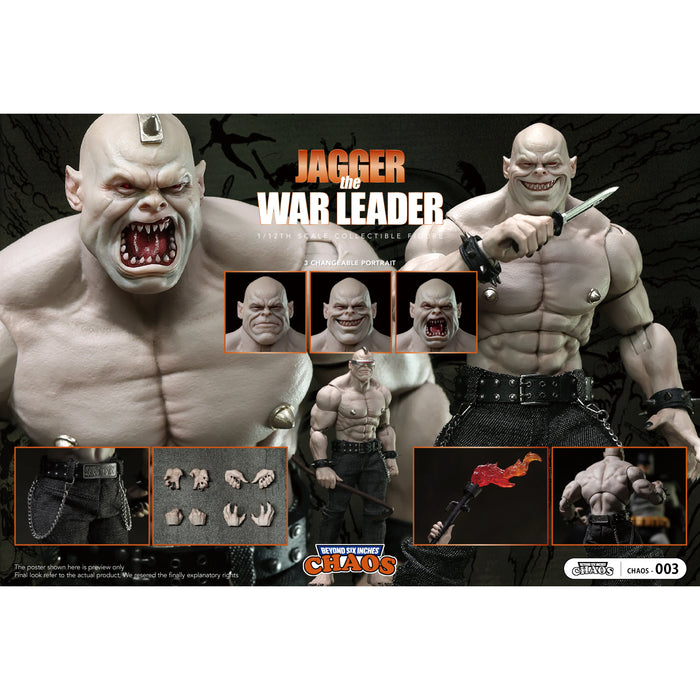 Pre-order 1/12 Chaos CHAOS-003 JAGGER the WAR-LEADER Action Figure