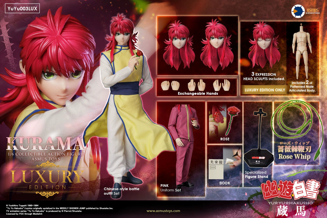 Pre-order 1/6 ASMUS TOYS Yu Yu Hakusho YUYU003 Kurama (2 Versions)