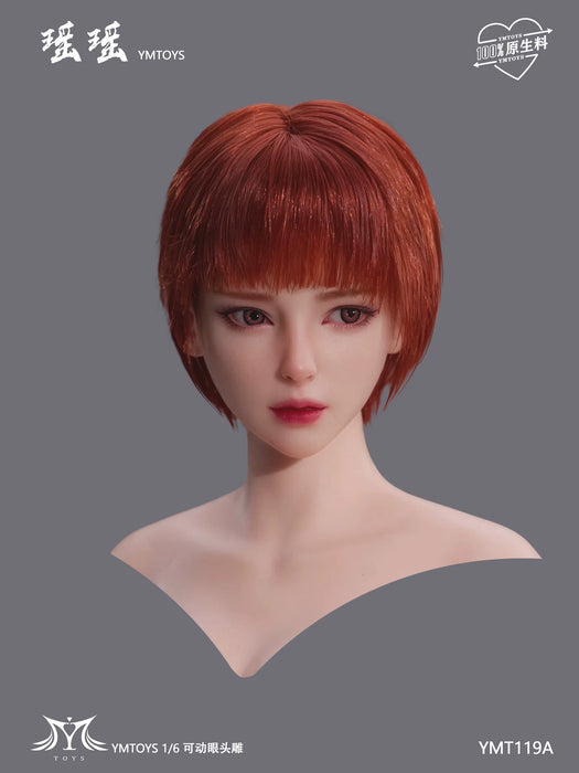 Pre-order 1/6 YMTOYS YMT119 Movable Eye Asian Female Head Sculpt - Yumo