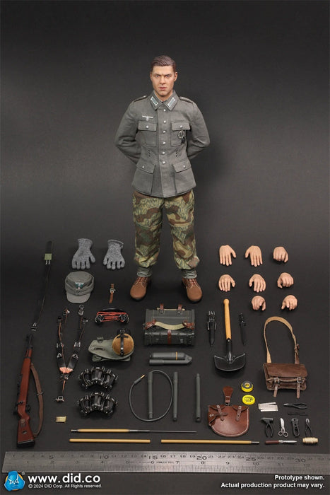 In-stock 1/6 DID D80180 WWII German WH Mine Detector – Jürgen Neumann