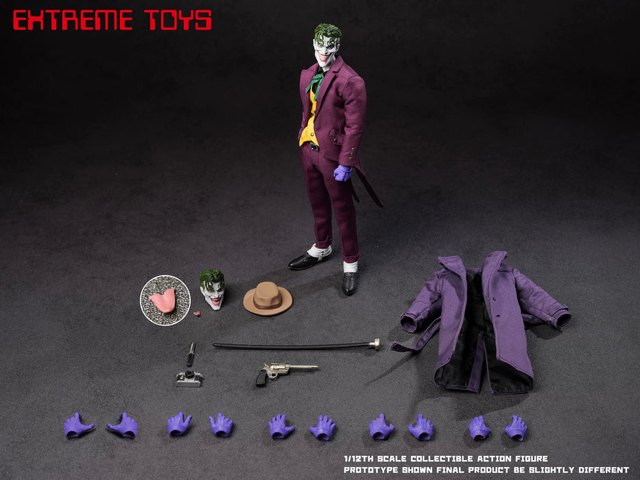 Pre-order 1/12 EXTREME TOYS EX004 Batman: The Killing Joker Action Figure