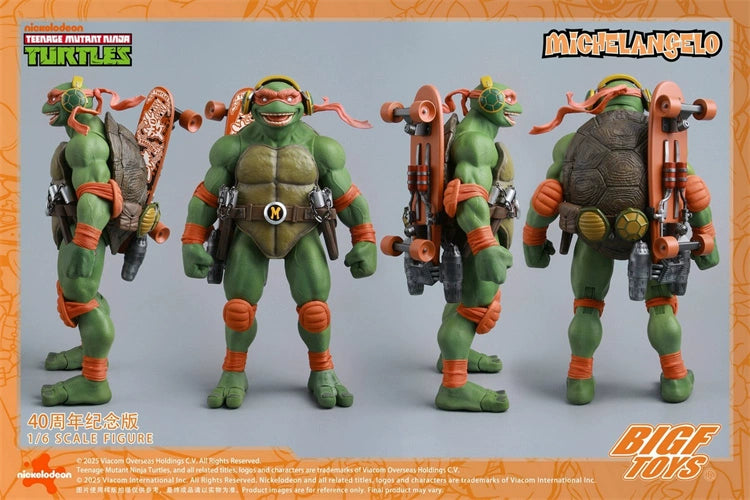 Pre-order 1/6 BIGFTOYS BIGF-004 TMNT Michelangelo Action Figure