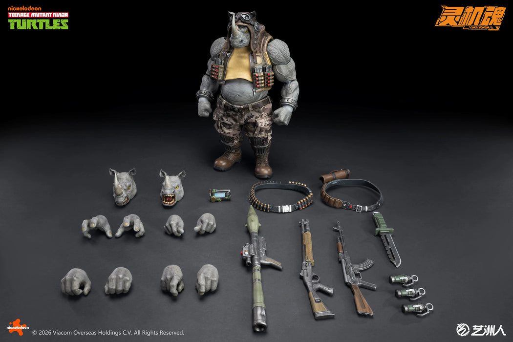 Pre-order 1/10 LINGJIHUN TURTLES Rocksteady & Bobop Figure