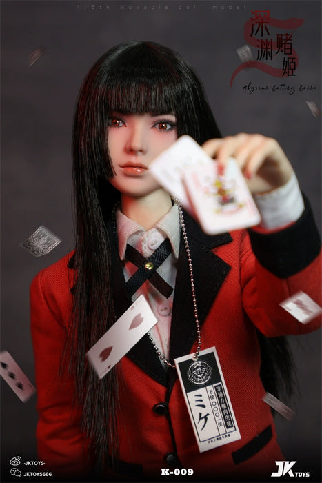 Pre-order 1/6 JKTOYS K-009 Abyssal Betting Belle Yumeko Cosplay Figure
