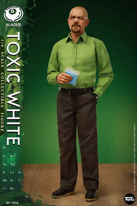 In-stock 1/6 BLACK 8 Studio BK-006 Toxic White Action Figure