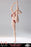 Pre-order 1/6 Longshan LSJS-TS01 Peach-Shaped Full-Hips Platinum Silicone Steel-Bodied Female Body