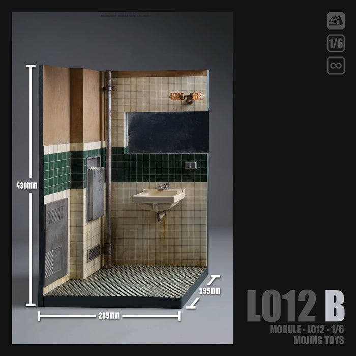 Pre-order 1/6 mOjingToys L012 JOKER Bathroom Scene Diorama