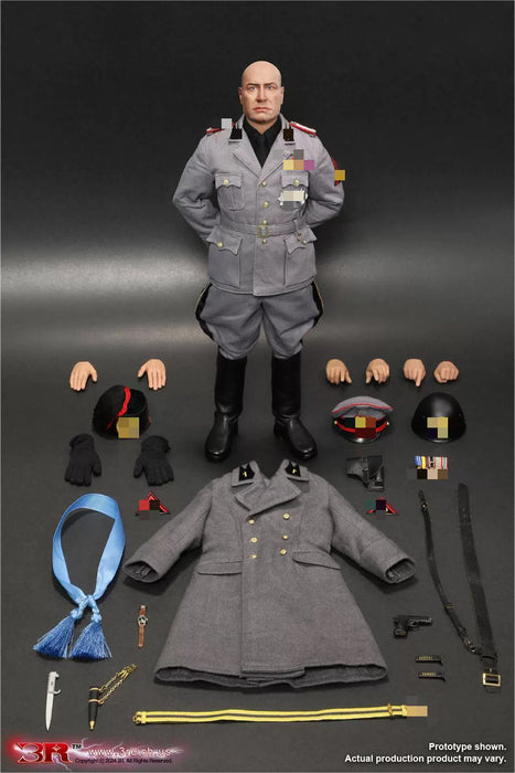 In-stock 1/6 DID 3R GM653 Benito Mussolini II Duce of PNF Action Figure