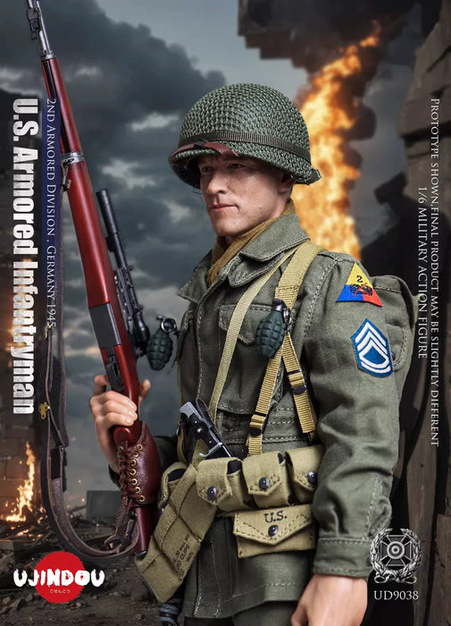 Pre-order 1/6 UJINDOU UD9038 WWII U.S. Armored Infantryman Action Figure