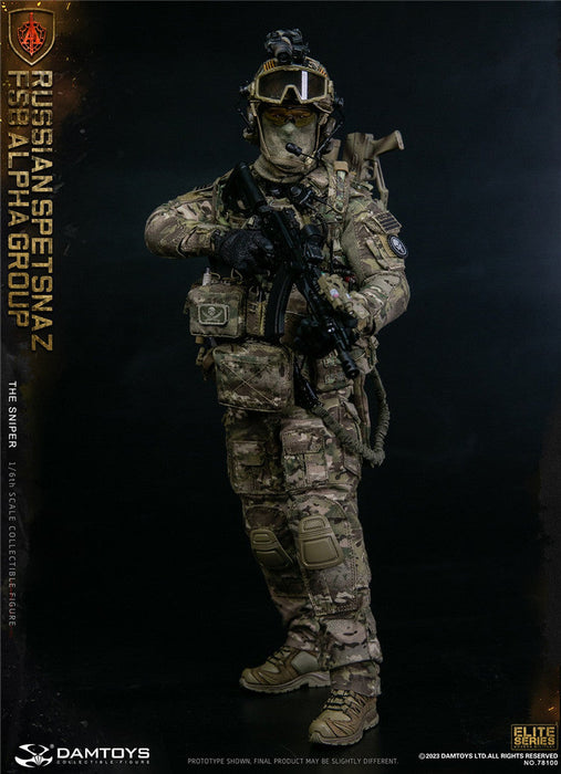 Pre-order 1/6 DAMTOYS 78100 RUSSIAN SPETSNAZ FSB ALPHA GROUP SNIPER