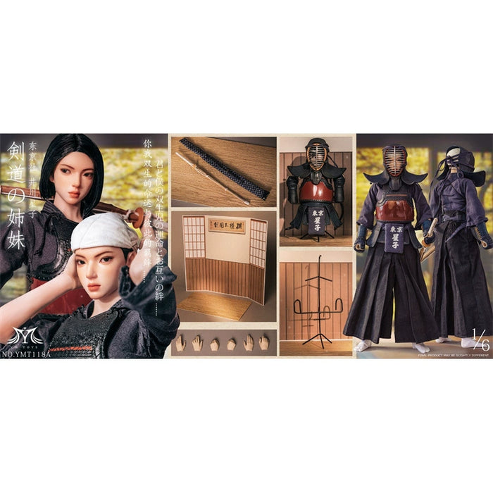Pre-order 1/6 YMTOYS YMT118 Kendo Girl - Ikawa Hoshiko & Tama Tsuru