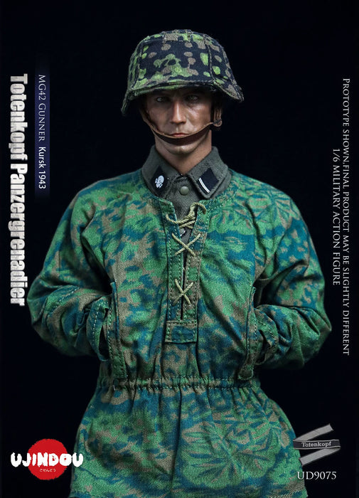 Pre-order 1/6 UJINDOU UD9075 WWII Totenkopf Panzergrenadier MG42 Gunner