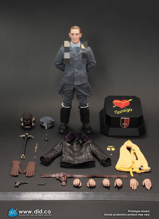 Pre-order 1/6 DID D80190 WWII German Luftwaffe Ace Pilot – Erich Hartmann Action Figure