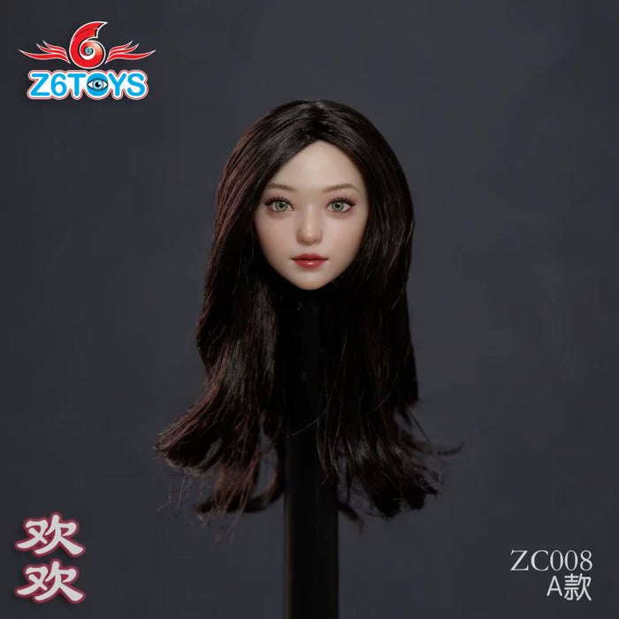 Pre-order 1/6 Z6TOYS ZC008 Joy Adjustable Eyes Female head sculpt