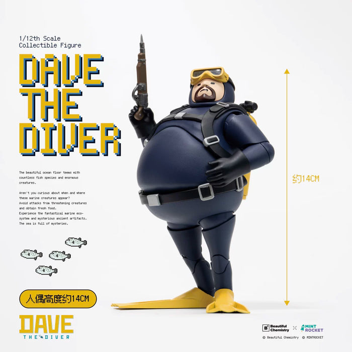 Pre-order 1/12 Underverse BC202526 DAVE THE DIVER Action Figure