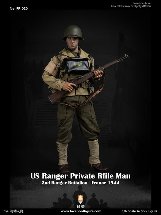 Pre-order 1/6 Facepool FP020 WWII US Ranger Private Rifle Man Action Figure