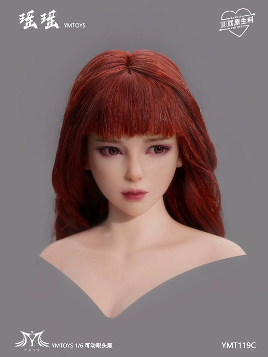 Pre-order 1/6 YMTOYS YMT119 Movable Eye Asian Female Head Sculpt - Yumo
