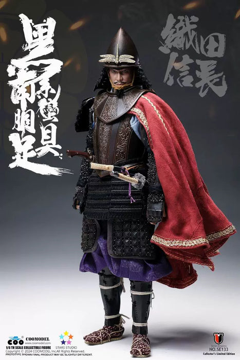 In-stock 1/6 COOMODEL BLACK EURO-STYLE SAMURAI ARMOR - ODA NOBUNAGA SE132 / SE133