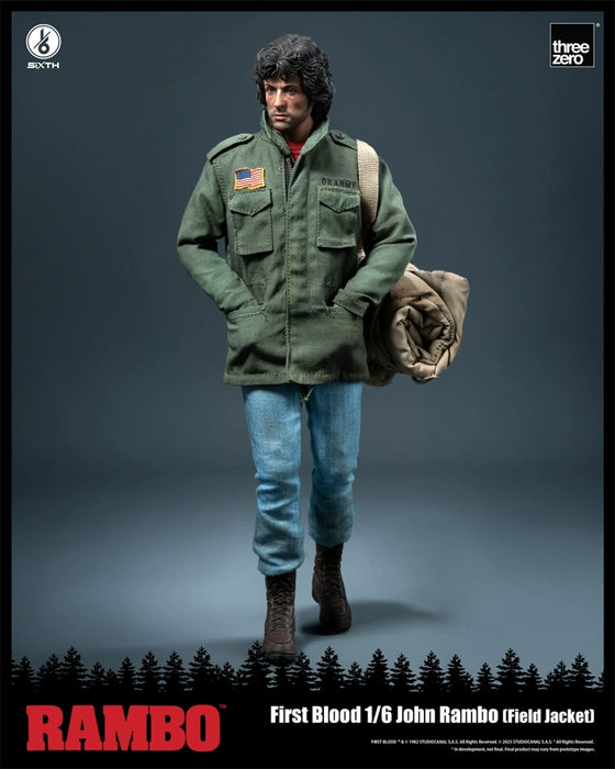 Pre-order 1/6 THREE ZERO 3Z0553 John Rambo (Field Jacket) Action Figure