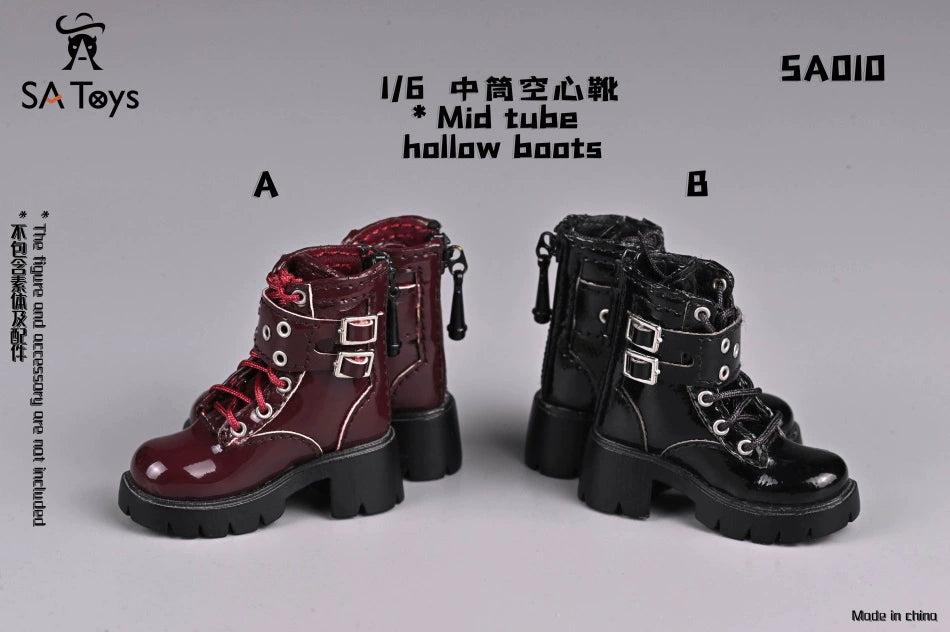 In-stock 1/6 SA TOYS SA010 Mid tube hollow boots