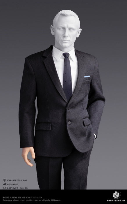 In-stock 1/6 POPTOYS X-39AB British Special Agent Suit