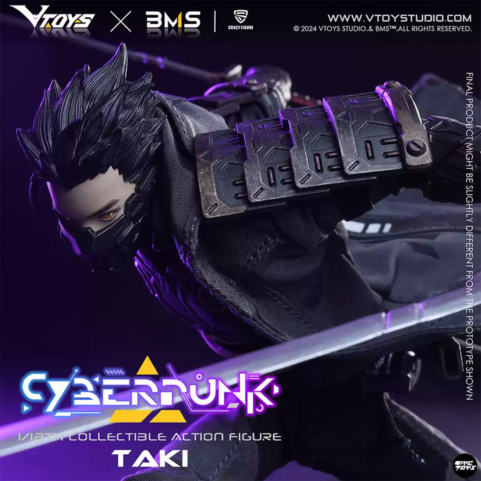 Pre-order 1/12 VTOYS Cyberpunk Samurai Taki Action Figure