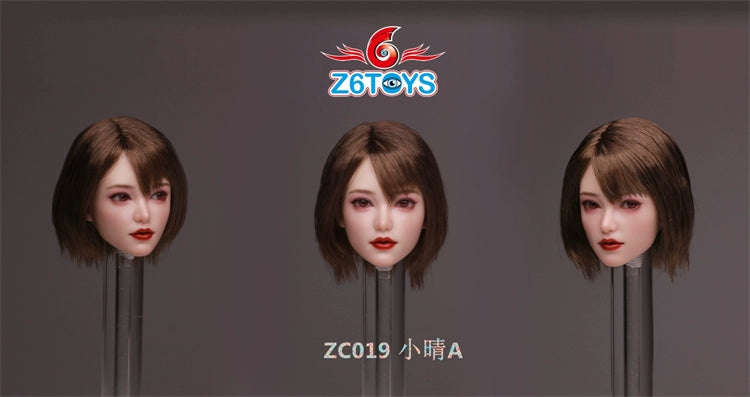 Pre-order 1/6 Z6TOYS ZC019 Xiao Qing Female Head Sculpt
