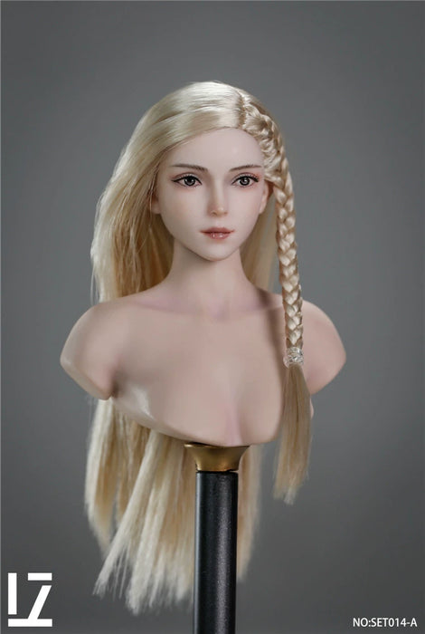 In-stock 1/6 LZTOYS SET014 Jing Chu head sculpt H#pale